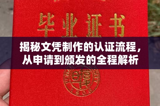沈河揭秘文凭制作的认证流程，从申请到颁发的全程解析