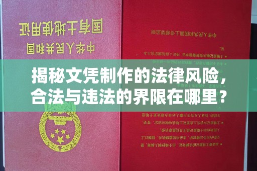 沈河揭秘文凭制作的法律风险，合法与违法的界限在哪里？