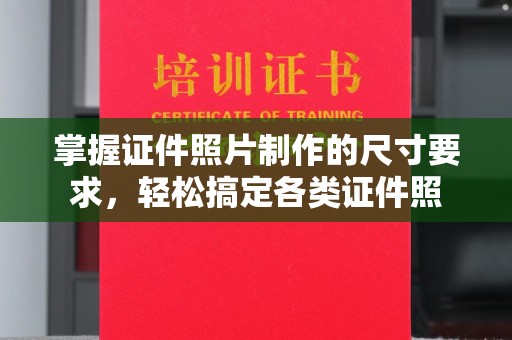 沈河掌握证件照片制作的尺寸要求，轻松搞定各类证件照