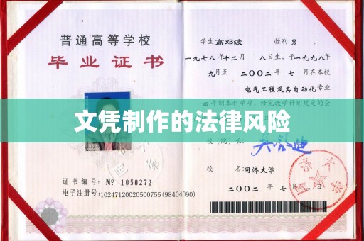 沈河文凭制作的法律风险