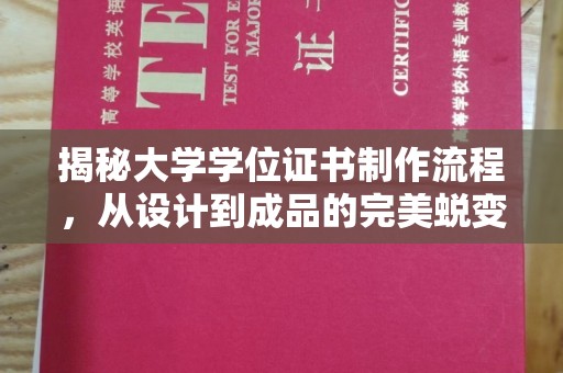 沈河揭秘大学学位证书制作流程，从设计到成品的完美蜕变
