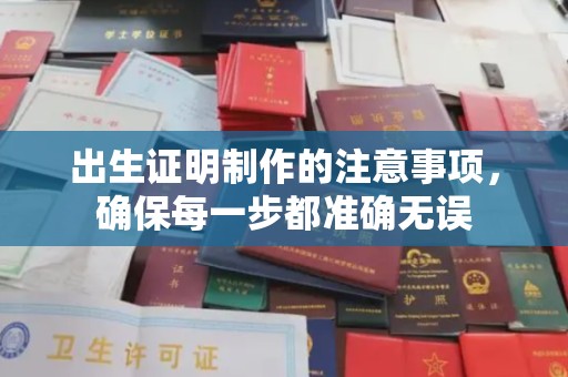 沈河出生证明制作的注意事项，确保每一步都准确无误