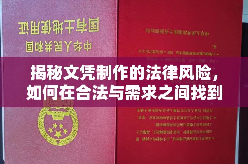 沈河揭秘文凭制作的法律风险，如何在合法与需求之间找到平衡？
