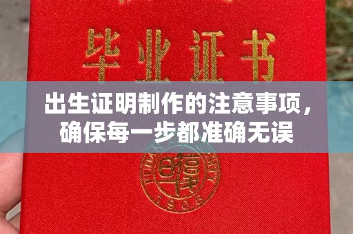 沈河出生证明制作的注意事项，确保每一步都准确无误