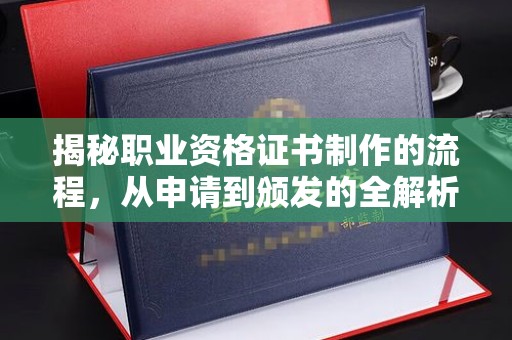 沈河揭秘职业资格证书制作的流程，从申请到颁发的全解析