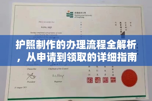 沈河护照制作的办理流程全解析，从申请到领取的详细指南