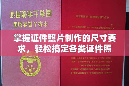 沈河掌握证件照片制作的尺寸要求，轻松搞定各类证件照