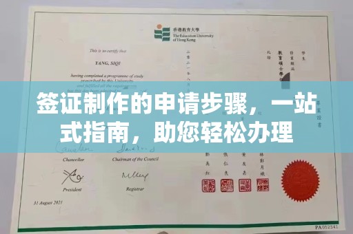 沈河签证制作的申请步骤，一站式指南，助您轻松办理