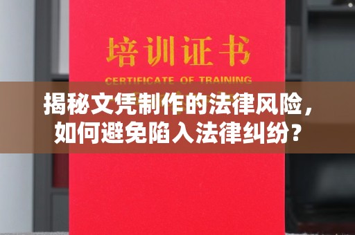 沈河揭秘文凭制作的法律风险，如何避免陷入法律纠纷？